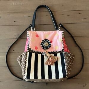 Silver Plum Stylish Multicolor Women's Backpack